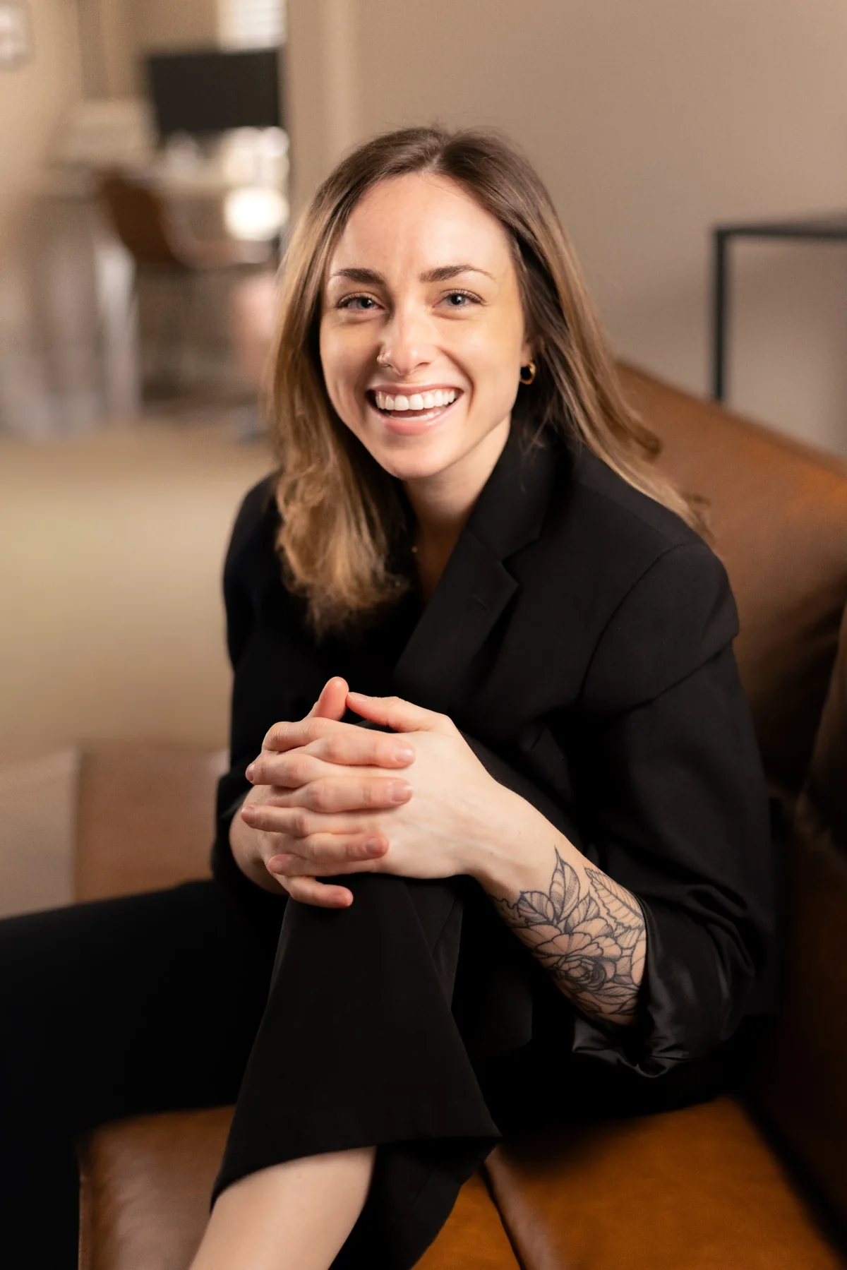 Madeline Narlock, founder of Nightshift Planning Co., smiling